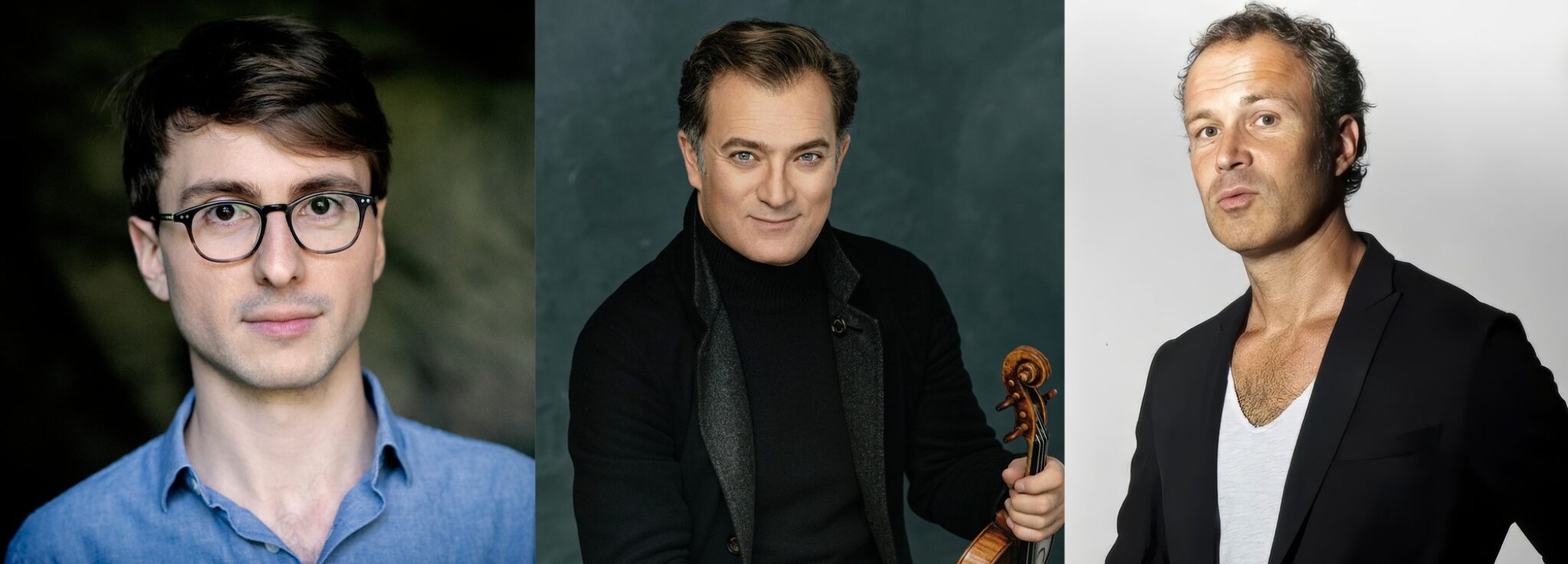 Zep, Zeichnung Renaud Capuçon, Violine Guillaume Bellom, Klavier